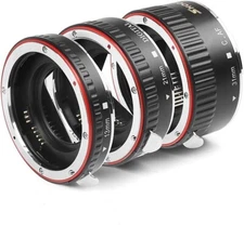 AF Auto Focus Macro Extension Tube Set EOS EF/EF-S Lens Close-ups for Canon E...