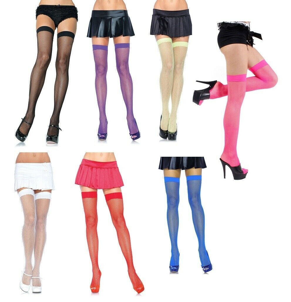 Calze Festa Eleganti Calze Autoreggenti A Rete Con Strass - Foto 4