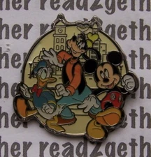 Disney Pin Mickey Goofy Donald Monogram International Inc.