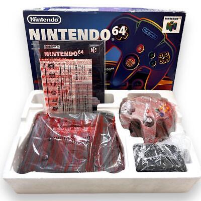 Nintendo 64 N64 Game Console System NUS-001 Black Japan open Nintendo 64 N64 Game Console System NUS-001 Black Japan open
