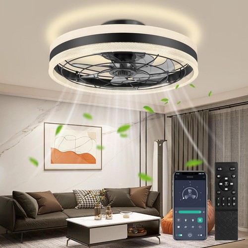 Deckenventilator Ventilator Lüfter LED Deckenlampe Beleuchtung mit Fernbedienung