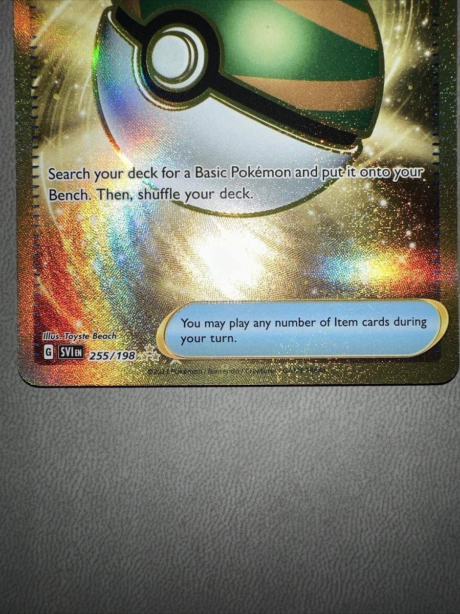 Pokmon TCG Nest Ball Scarlet & Violet Base Set 255/198 Holo Hyper Rare | eBay Pokmon TCG Nest Ball Scarlet & Violet Base Set 255/198 Holo Hyper Rare | eBay