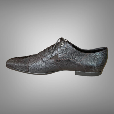 $1250 Authentic Cesare Paciotti US 7 Ostrich Oxfords Italian  display picture 1