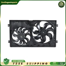621000 For 1998-2006 Volkswagen Beetle Radiator Condenser Cooling Fan Assembly