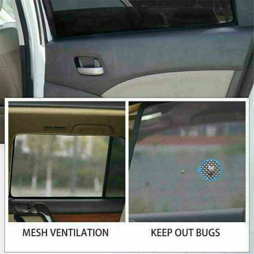 Parasol Ventanas Protector Rayos UV Bloque Malla Privacidad Visera Para Peugeot 5008 - Imagen 9 de 10