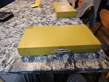 Vintage Kenco Metal Slide Storage Box Case Ho...