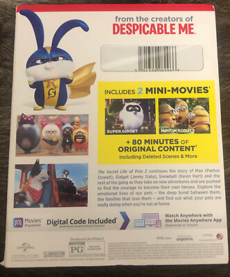 The Secret Life of Pets Blu-Ray/DVD, 2019