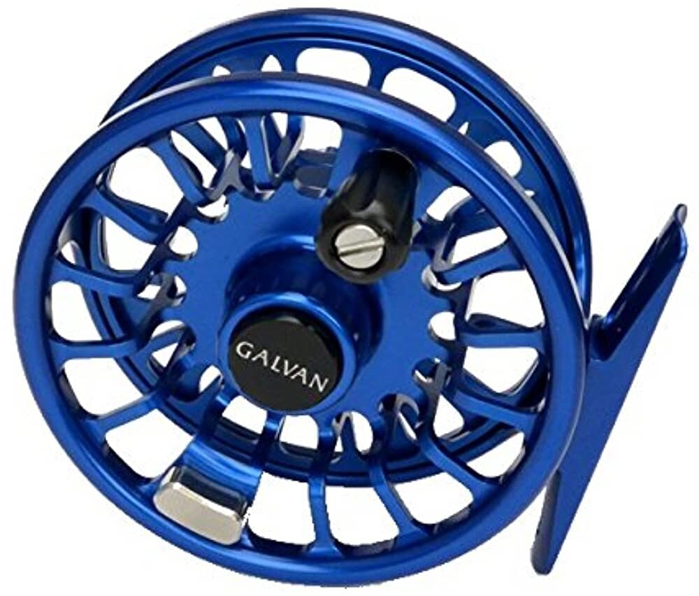 NEW $420 GALVAN TORQUE T-4 FLY FISHING REEL BLUE - CLOSEOUT