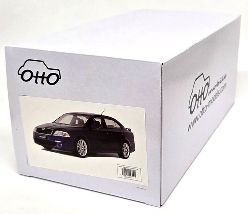 Modellino auto Otto 1/18 Skoda Octavia RS 2.0 TFSI corsa blu metallizzato scala resina '06 - Foto 2 di 8