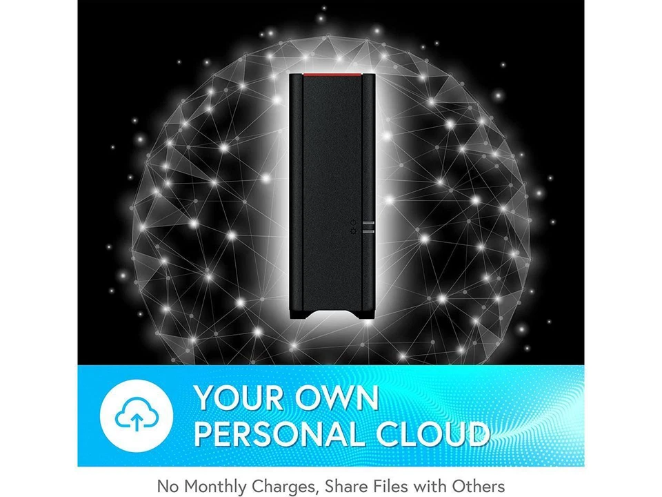 Buffalo LinkStation 210 6TB Private Cloud Storage NAS LS210D0601 - Image 2 of 4