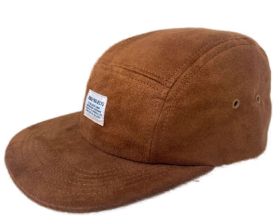 Norse Projects  5 Panel Cap in Leather Velours  NEU/ NEW