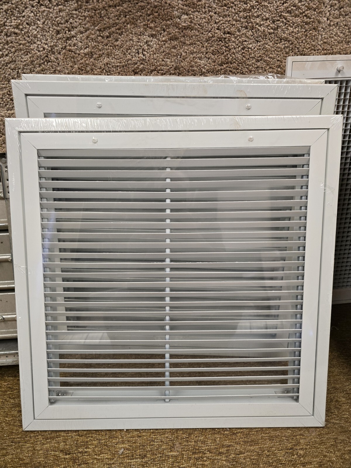 Nailor 61FB45 Steel Return Air Grille 45° Horizontal Blades 24x24 eBay