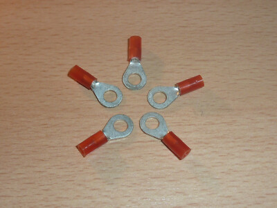 5 Stck. (5 pc.) Ringkabelschuhe 0,25-15, Loch M5  (Cable Ends)