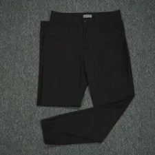 VRST Pants Mens 32x32 Black Commuter Five Pocket Stretch Chino Zip Pocket