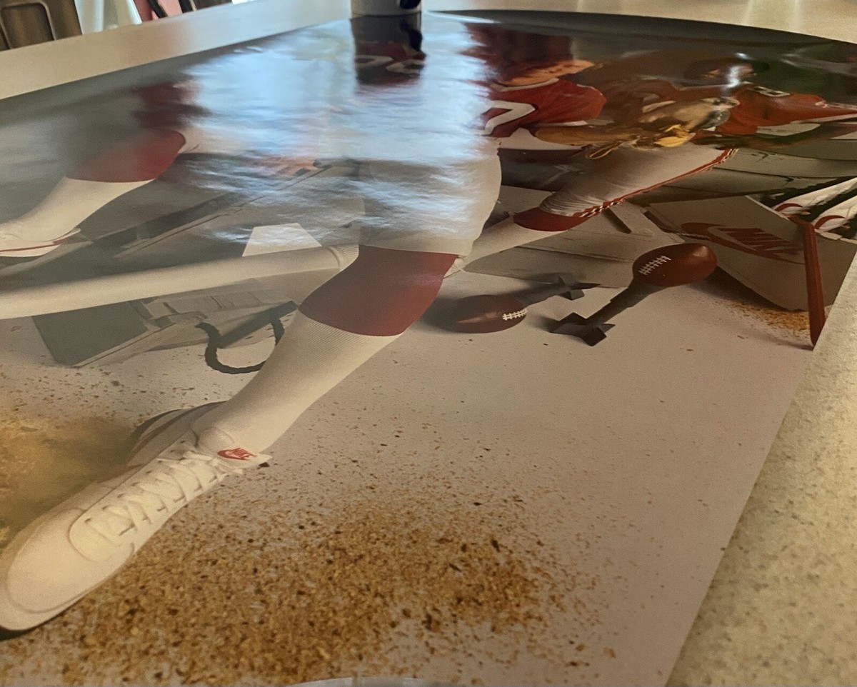 nike football ポスター(非売品) RARE VINTAGE NIKE POSTER Original ATLANTA ARSENAL Steve