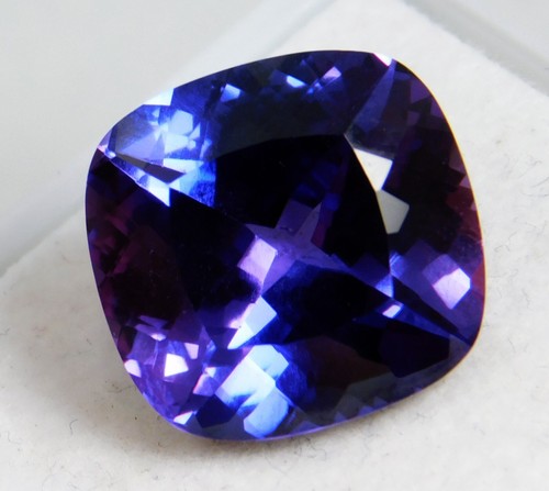 "Certificato" Prezioso Zaffiro Viola Bluastro Naturale 13,40 Ct Pietra Preziosa Madagascar - Foto 15 di 16