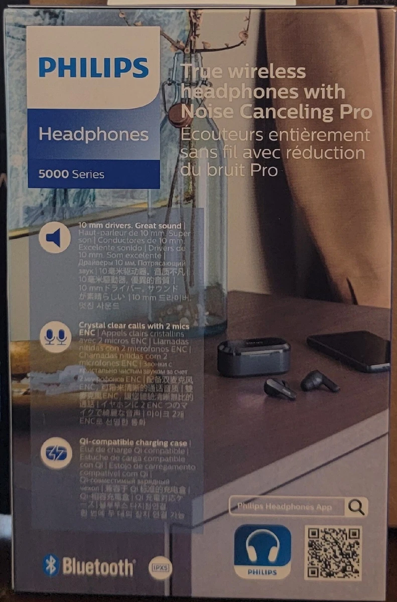 NIB Philips 5000 Series True Wireless Bluetooth Earbuds Active