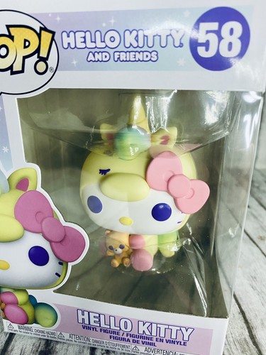 ¡FUNKO POP! Figura de juguete de vinilo Sanrio Hello Kitty unicornio de animación #58 - Imagen 2 de 5