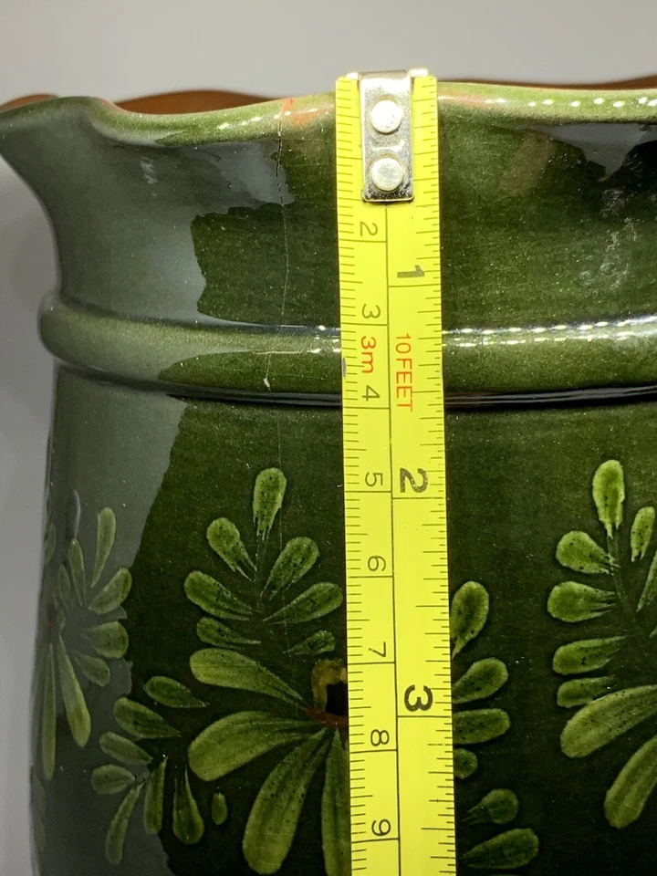 Jarrón de cerámica roja Eldreth Foto 3 de 4