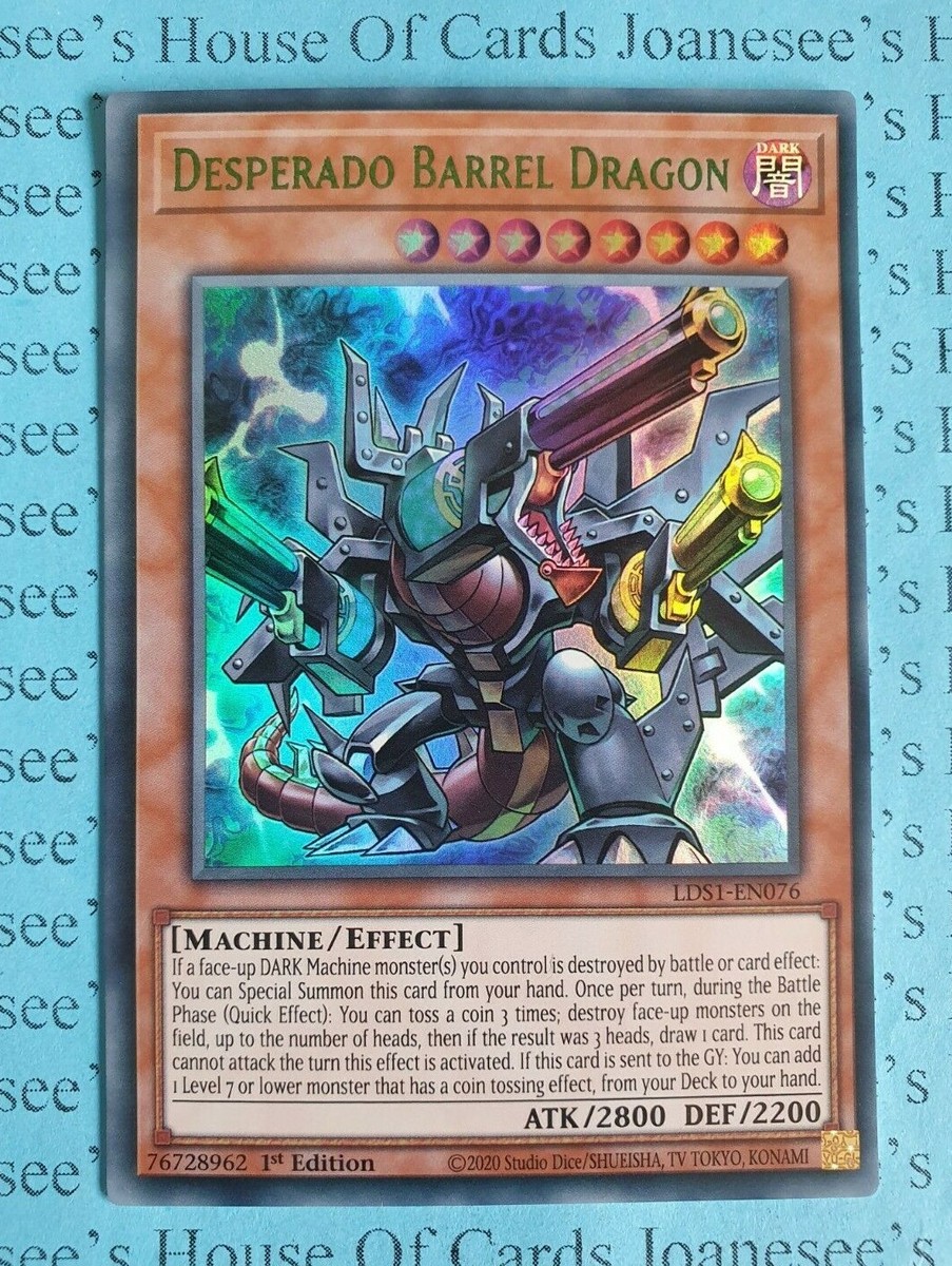 Desperado Barril Dragón (Verde) - LDS1-EN076 - Ultra Raro - 1ª Edición