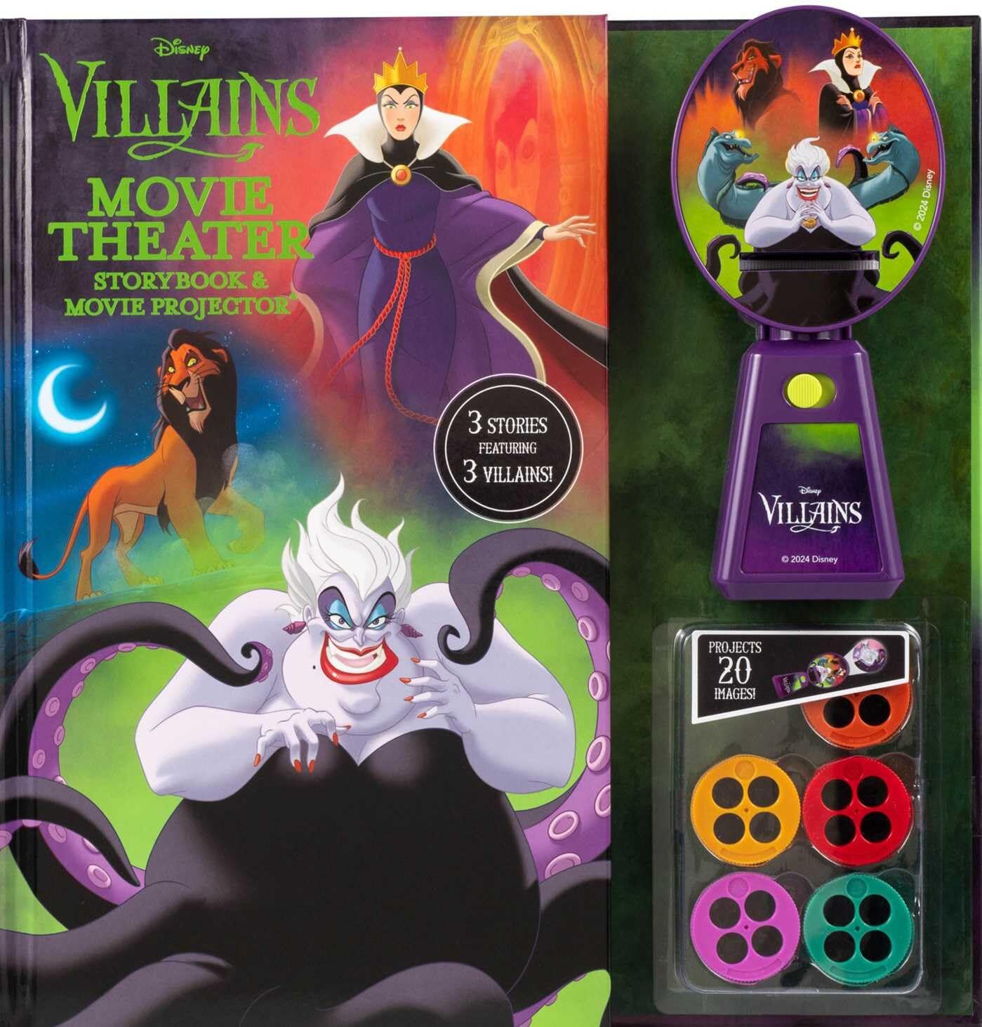 Dienesa Le Disney Villains: Movie Theater Storybook & Movie P (Copertina rigida)
