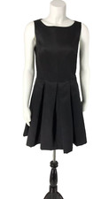Isaac Mizrahi Formal Dresses Size 8 Black Sleeveless Pleated Open Back  Dress