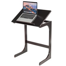 Olsen Brown Wheeled Laptop Tray Table With Tilt Control For Sale Online Ebay