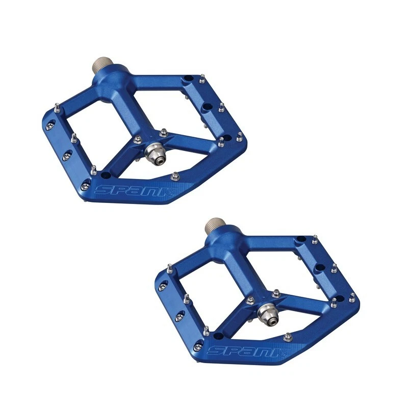 Couple Pedals Flat Spike Reboot Blue SPPED001521 SPANK Flat Bike