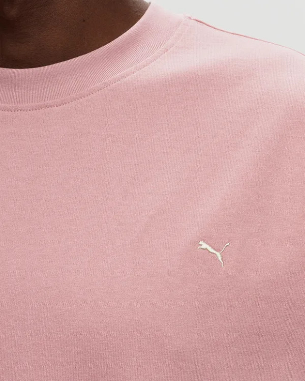 Puma MMQ Crew Neck Short Sleeve T-Shirt UNISEX Size M PINK Casual 