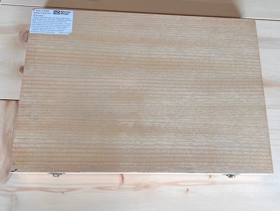 WINDSOR DESIGN LATHE CHISEL SET IN CASE (8 PC) NEW! Foto 3 de 4