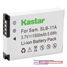 Kastar Replacement Battery Pack for Genuine OEM Samsung SLB-11A SLB11A Battery