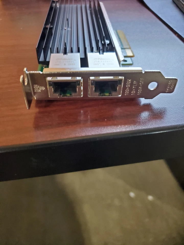 PCIE-2Rj45-10G 10Gbe Rj45 2 Port Intel X540-T2 10 Gigabit NIC PCIE X8 #69 - Image 3 of 3