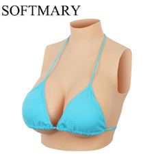 Softmary Realistic Silicone Breast Forms Fake Boobs H Cup For Crossdresser