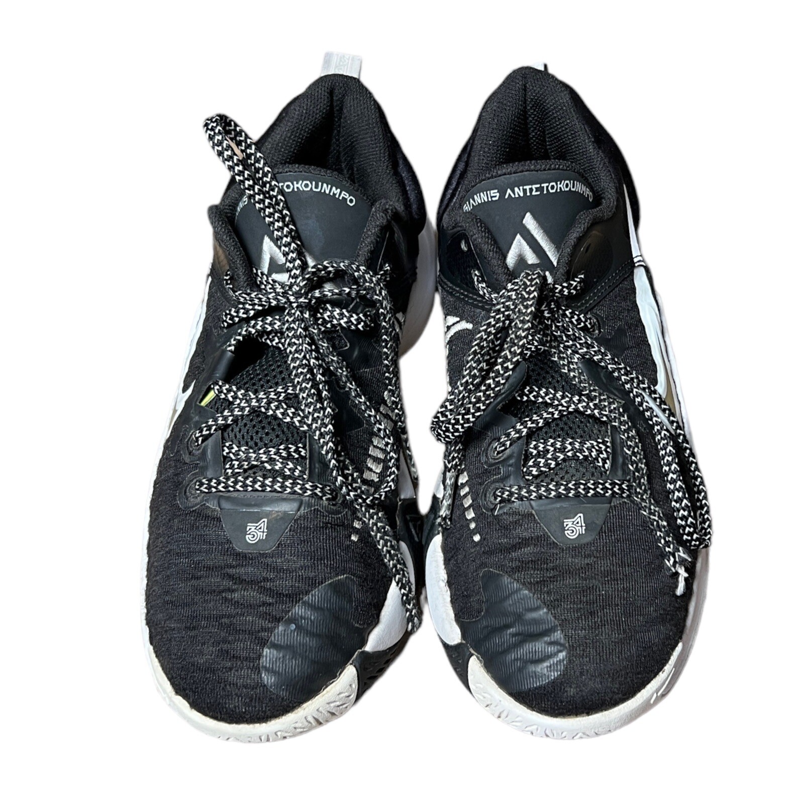 Nike Giannis Immortality Black Basketball Shoes Sneakers Size 5.5Y