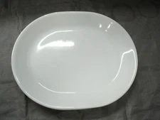 Corning Ware Corelle WINTER FROST WHITE 12-1/4" Oval Serving Platter USA ec