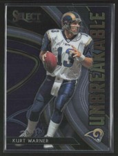 2020 Panini Select Kurt Warner Unbreakable #U11