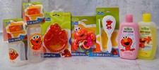Elmo Baby Set - Bottles, Brush  Comb, Teether Toy, Rattle, Bath Wash  Lotion
