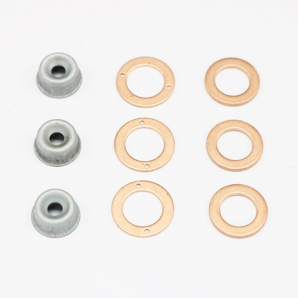 Injector Seal Kit With Heat Shield 19077-53650 Fits Kubota D1105, 3 Cylinder USA - Image 4 of 4