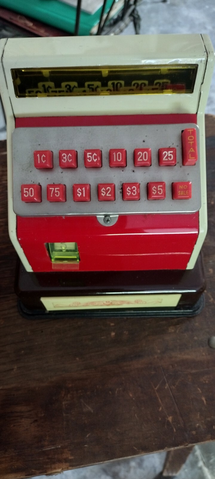 как выглядит Vintage Durham Industries Metal Toy Childss Cash Register in Original box фото