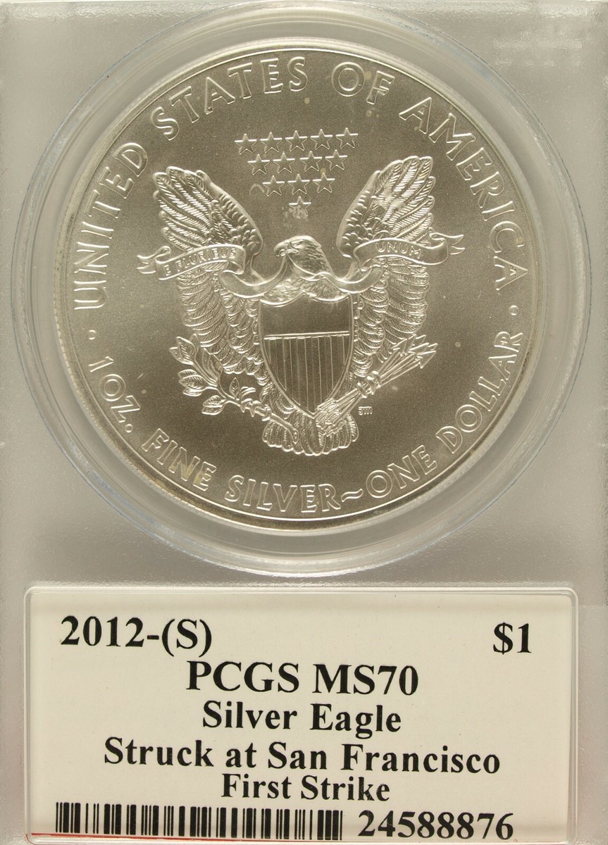 2012-S (S) Silver Eagle PCGS First Strike 