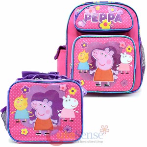 peppa pig backpack and lunchbox