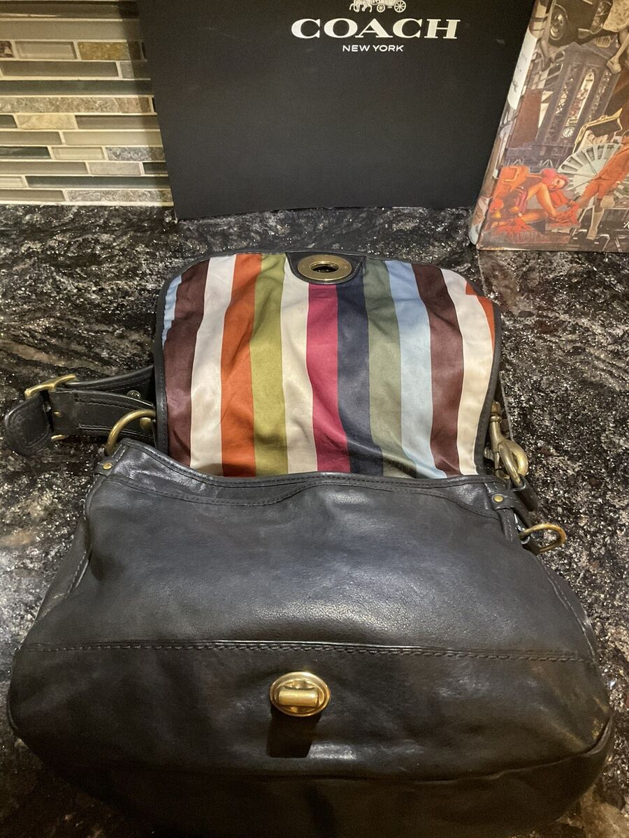 Coach Saddle Bag Legacy 65th Anniversary Vachetta Black Coach Saddle Bag Legacy 65th Anniversary Vachetta Black