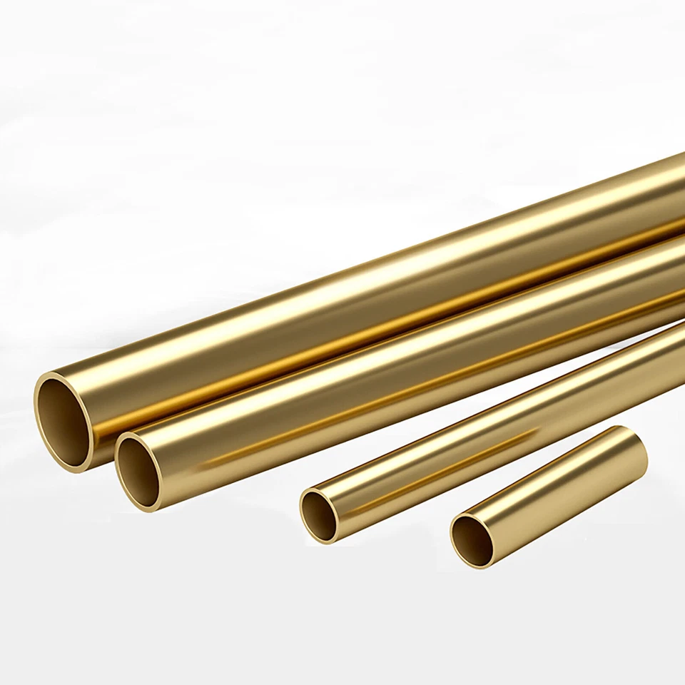 Tubo tondo in ottone Ø 4/5/6/7/8mm a 70mm parete 0,5/1,0/1,5/2,0mm vari diametri - Immagine 3 di 4