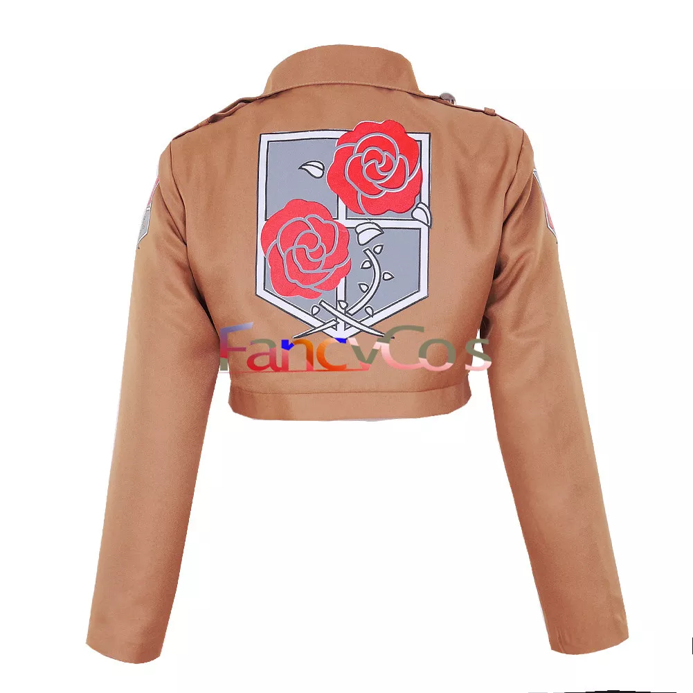 Halloween Attack on Titan Garrison Regiment Jacket Eren Jaeger Cosplay  Costume | eBay