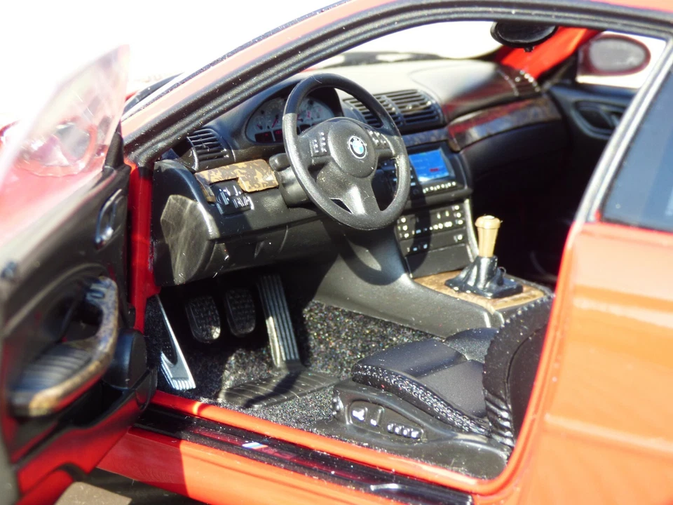 BMW M3 E46 1:18 edición concesionario Kyosho Imola rojo modelo de coche de juguete raro de colección Foto 4 de 4