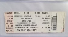 STYX / YES (DAMAGED) - ORIGINAL 2011 UNUSED WHOLE FULL CONCERT TICKET