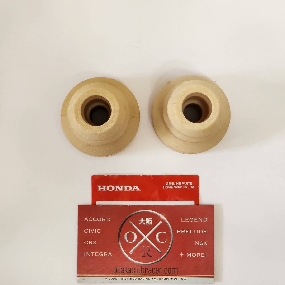 2x Genuine OEM Honda Front Bump Stop Rubber Polyurethane 51722-SS0