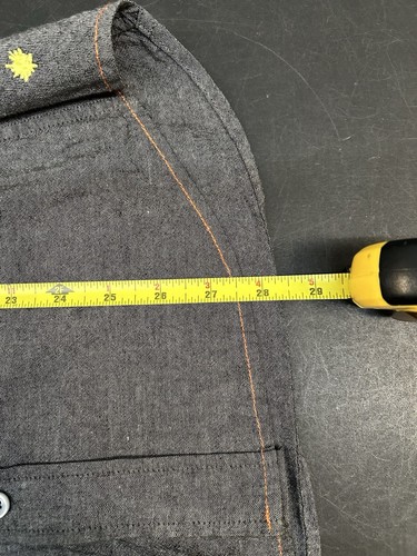 Camicia da lavoro casual Descendant of Thieves uomo taglia small grigia manica lunga - Foto 7 di 8