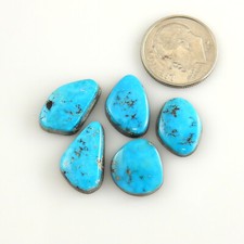 Natural Morenci Turquoise cabochons cabs Gemstones gems stones m334