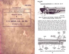 US Rifle Model M1 1942 - .30 Cal, Springfield Garand Manual